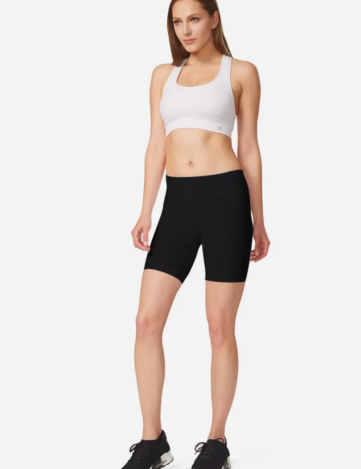 Baleaf Flyleaf Mid Rise Back Pocketed Compression Shorts^Women Shorts & Underwear