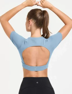 Baleaf Flyleaf Open Back Crop Top^Women Short-Sleeved & Tank Tops