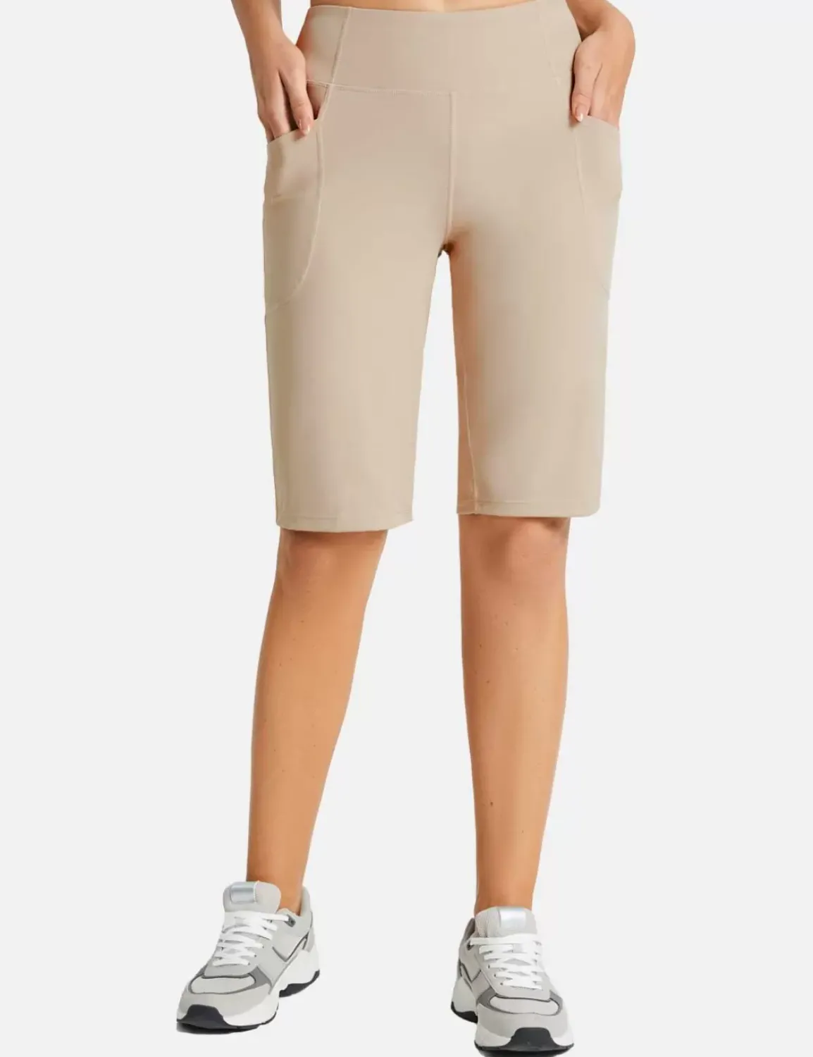 Baleaf Flyleaf Pull-On Bermuda Shorts^Women Knee-Length