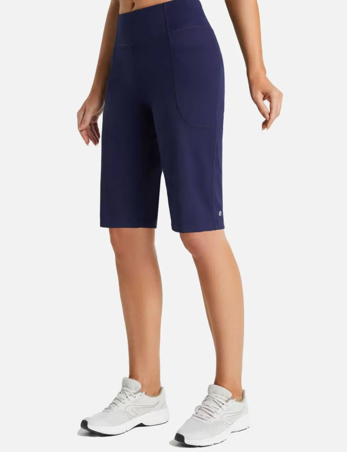 Baleaf Flyleaf Pull-On Bermuda Shorts^Women Knee-Length