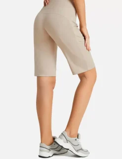 Baleaf Flyleaf Pull-On Bermuda Shorts^Women Knee-Length