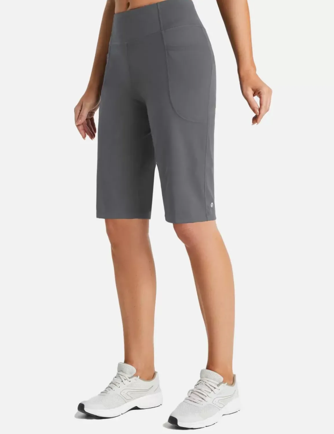 Baleaf Flyleaf Pull-On Bermuda Shorts^Women Knee-Length