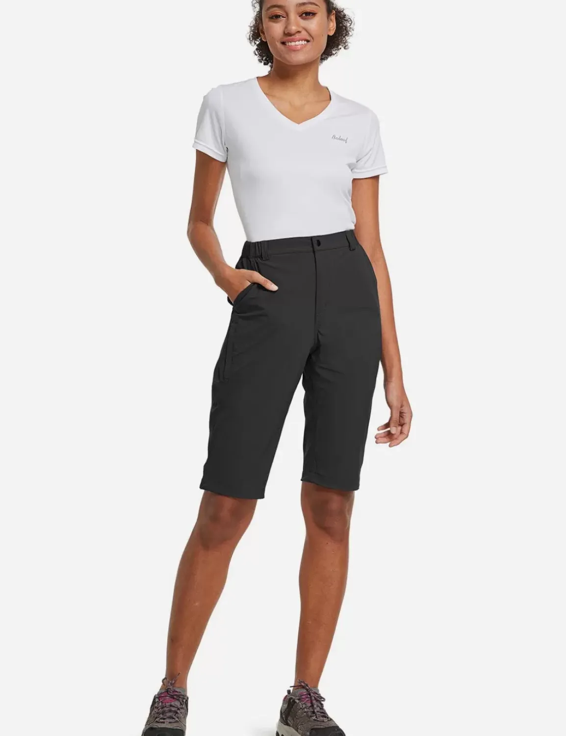 Baleaf Flyleaf Upf50+ Dwr Knee-Length Shorts^Women Upf50+