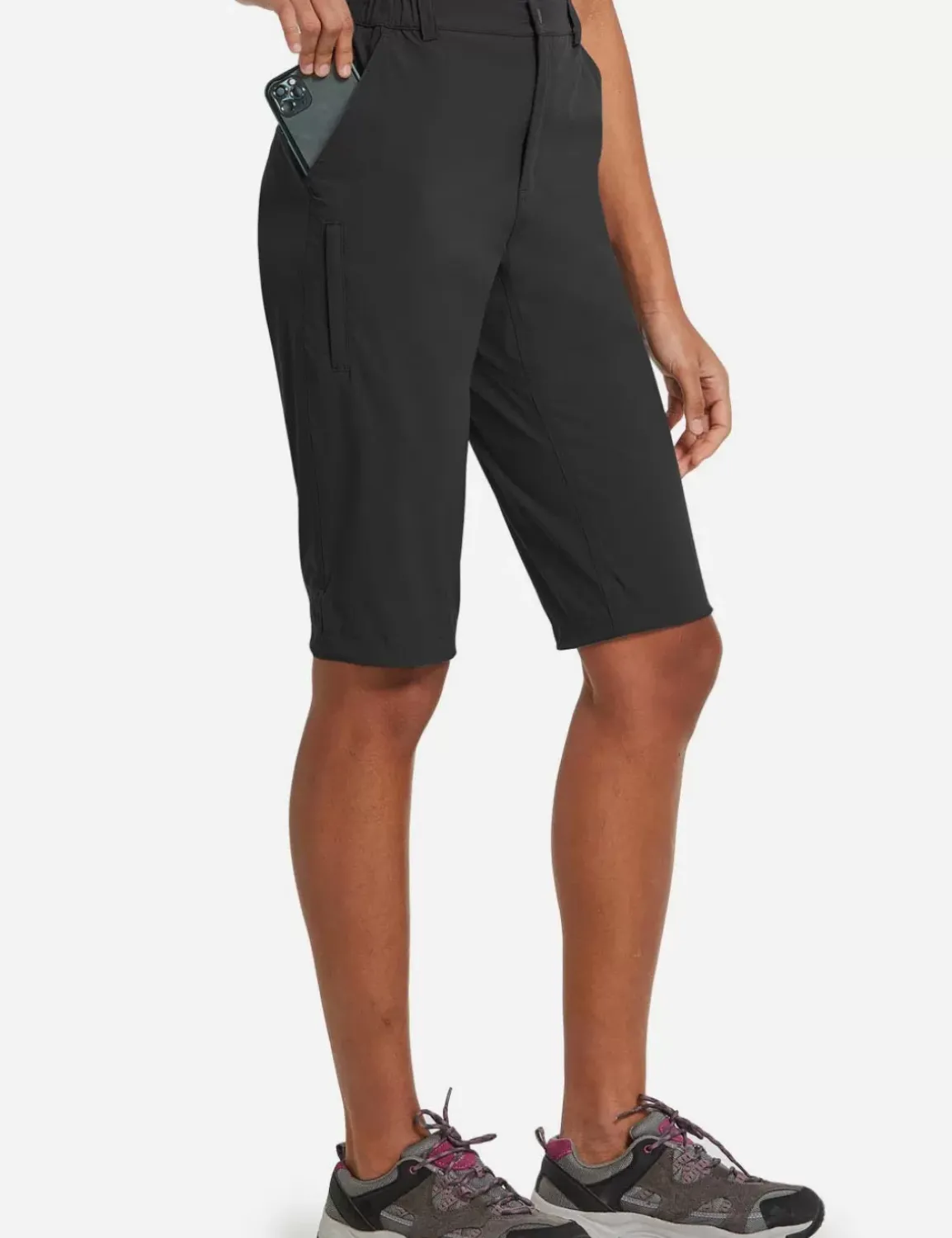 Baleaf Flyleaf Upf50+ Dwr Knee-Length Shorts^Women Upf50+