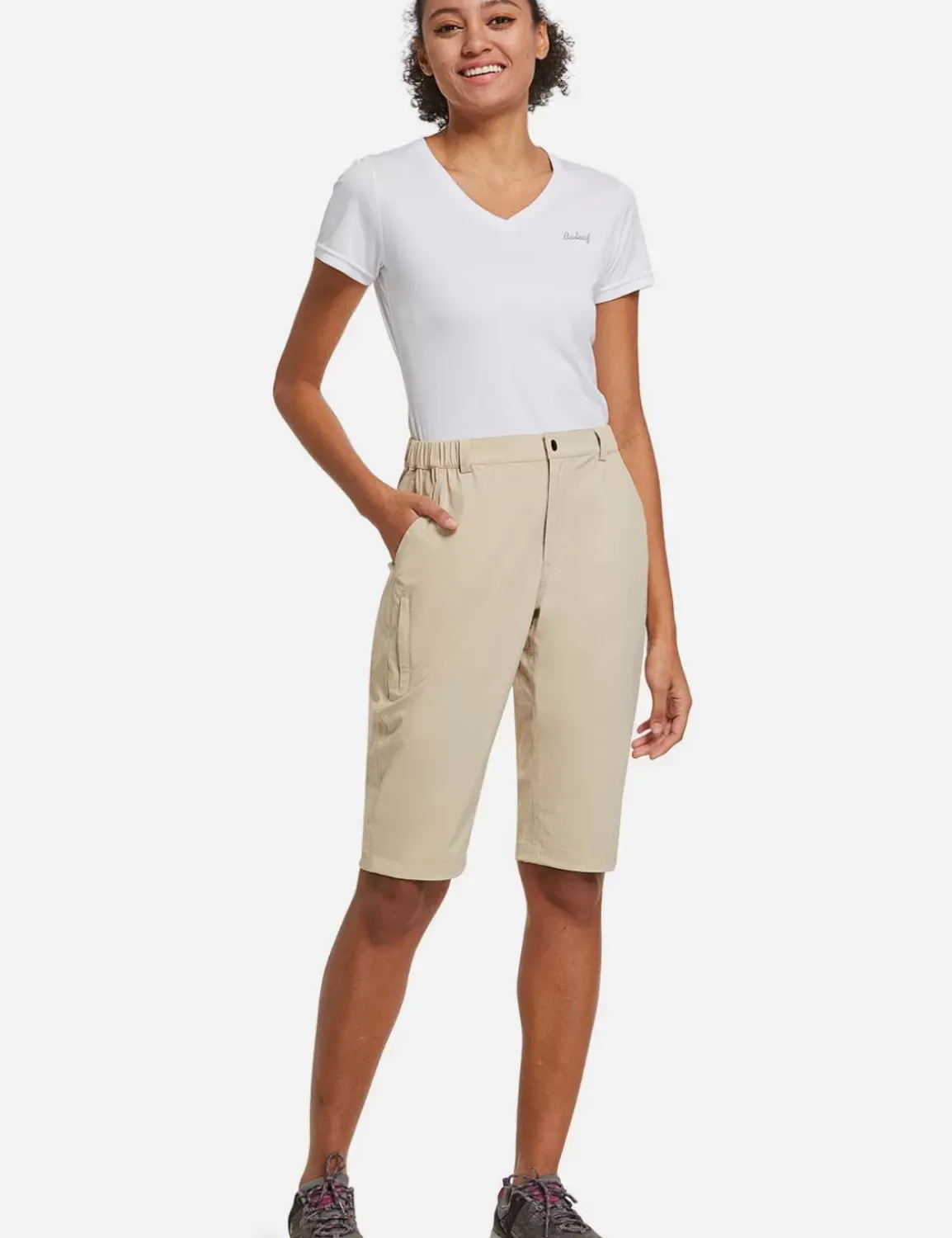 Baleaf Flyleaf Upf50+ Dwr Knee-Length Shorts^Women Shorts & Underwear