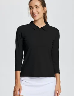 Baleaf Flyleaf Upf50+ Quarter Zip Polo (Website Exclusive)^Women Long-Sleeved