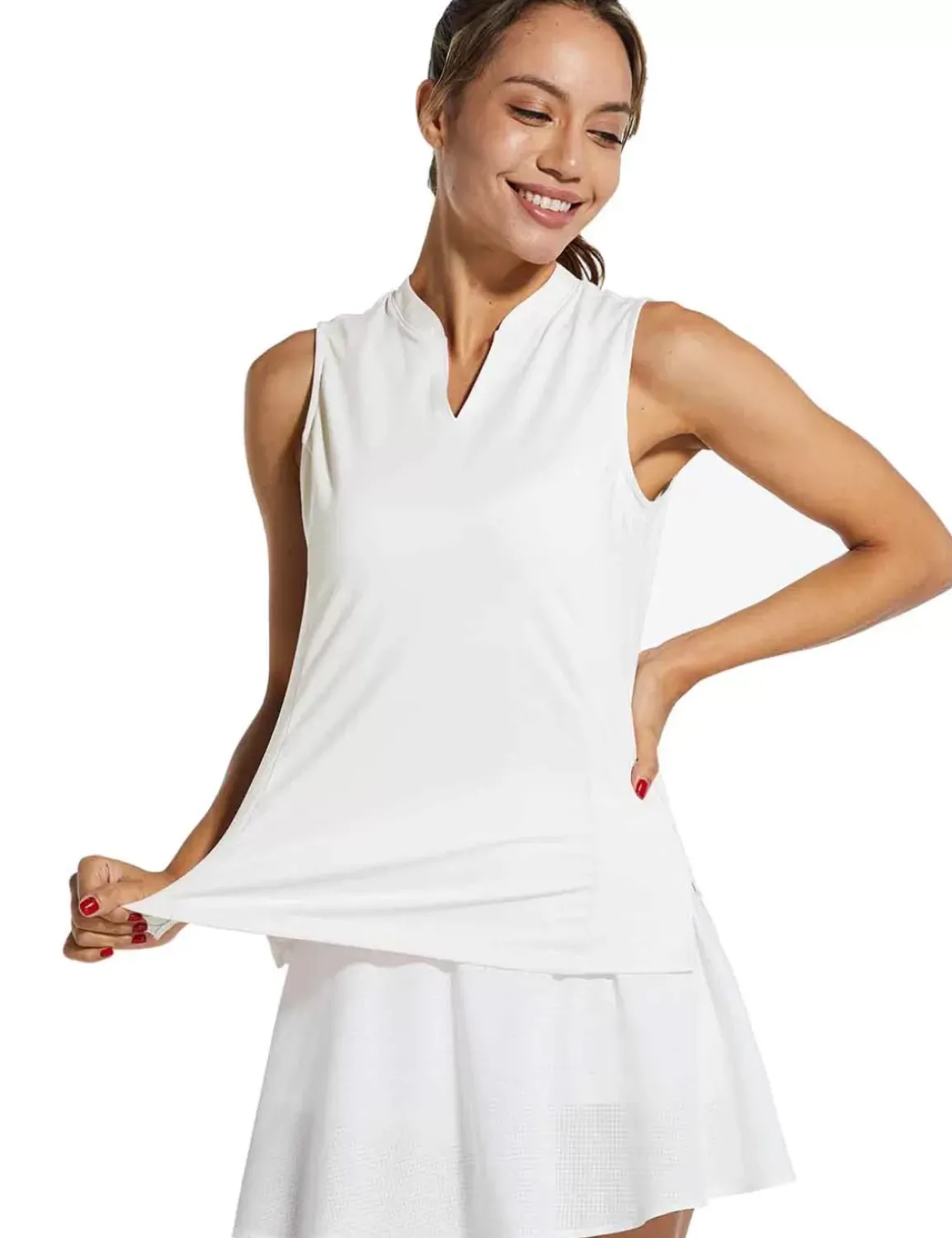 Baleaf Flyleaf Upf40+ V Neck Tank^Women Upf50+