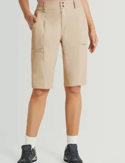 Baleaf Flyleaf Upf50+ Water-Resistant Bermuda Shorts^Women Knee-Length