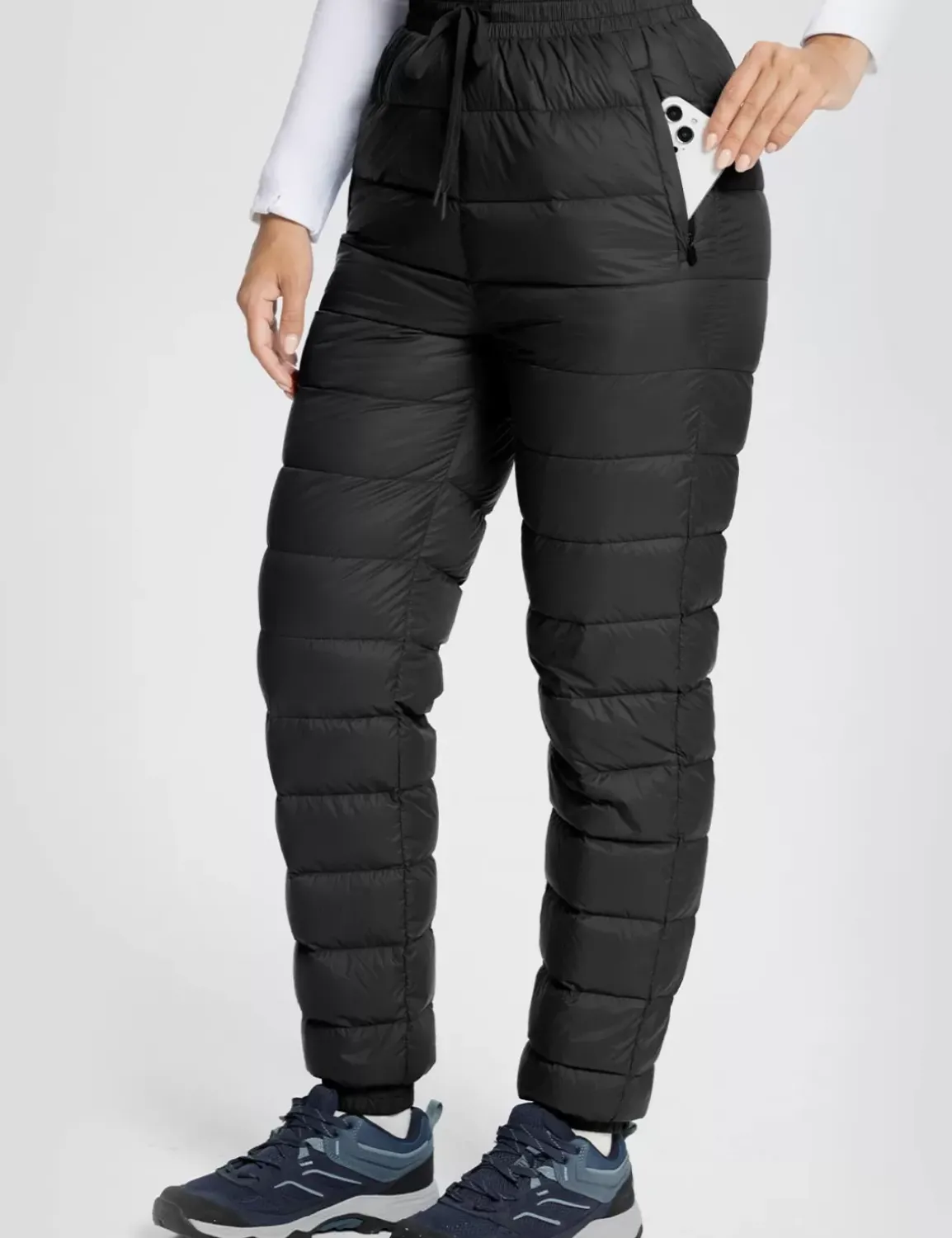 Baleaf High-Rise Lightweight Ski Down Pants^Women Joggers & (Sweat) Pants