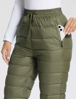 Baleaf High-Rise Lightweight Ski Down Pants^Women Joggers & (Sweat) Pants