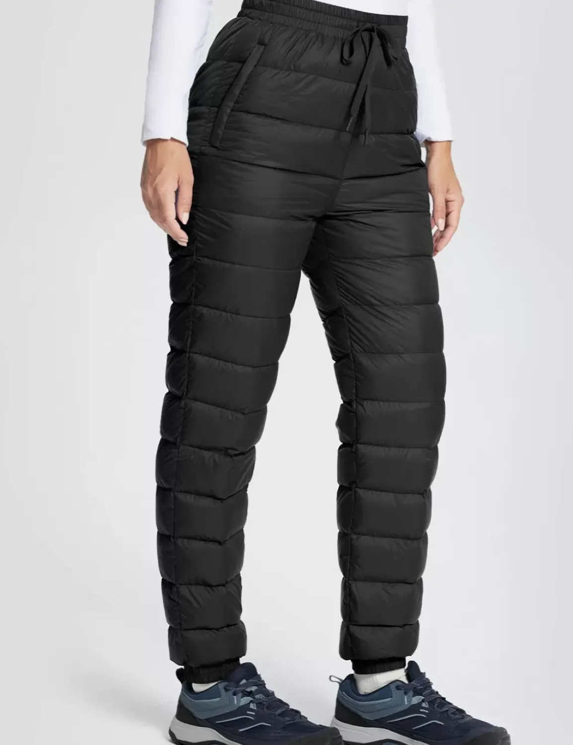 Baleaf High-Rise Lightweight Ski Down Pants^Women Joggers & (Sweat) Pants