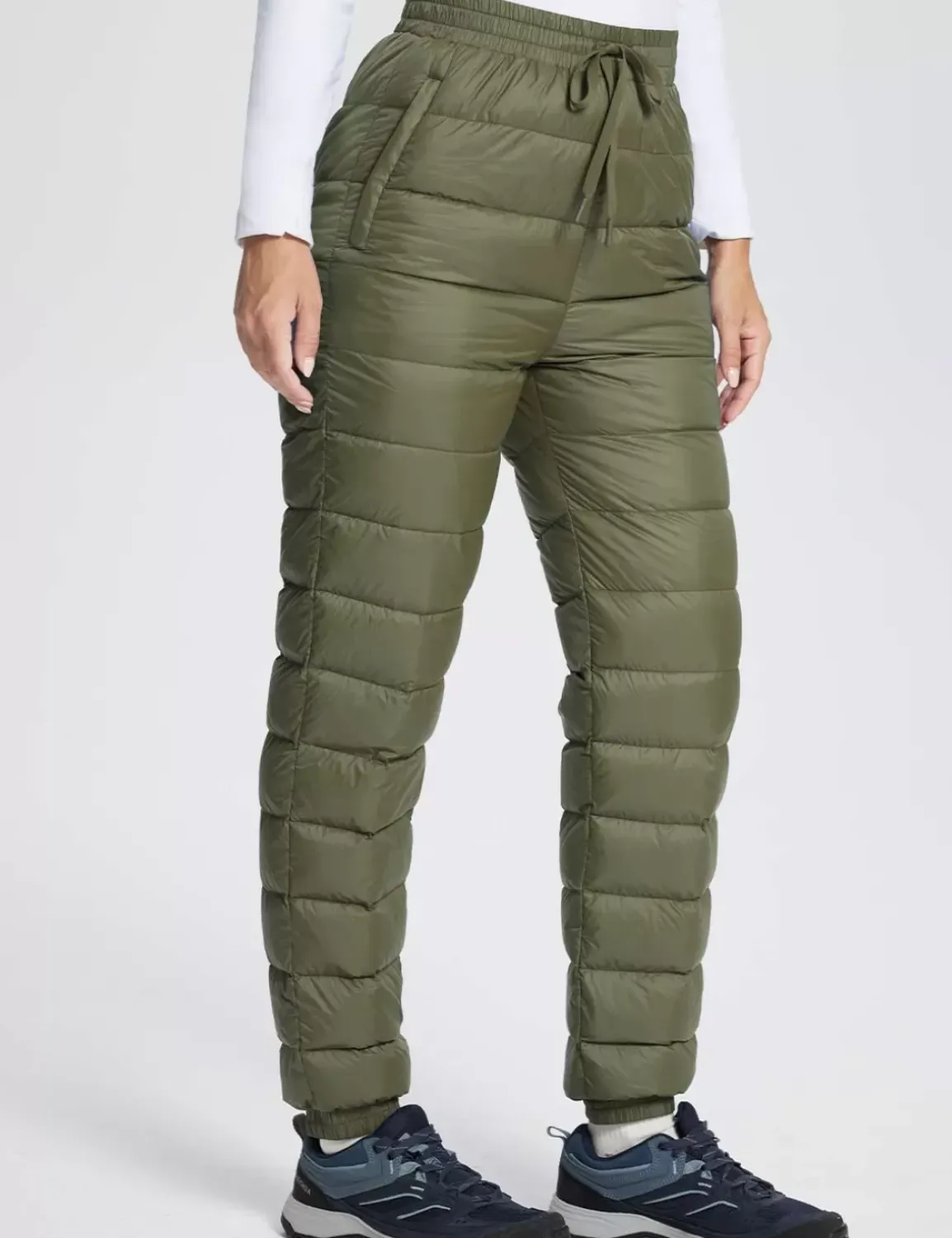 Baleaf High-Rise Lightweight Ski Down Pants^Women Joggers & (Sweat) Pants