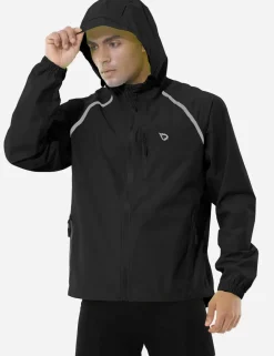 Baleaf Hooded Cycling Windbreaker^Men Jerseys & Track Jackets