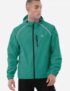 Baleaf Hooded Cycling Windbreaker^Men Jerseys & Track Jackets