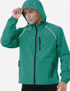 Baleaf Hooded Cycling Windbreaker^Men Jerseys & Track Jackets