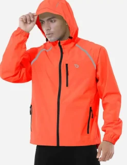 Baleaf Hooded Cycling Windbreaker^Men Jerseys & Track Jackets