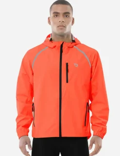 Baleaf Hooded Cycling Windbreaker^Men Jerseys & Track Jackets
