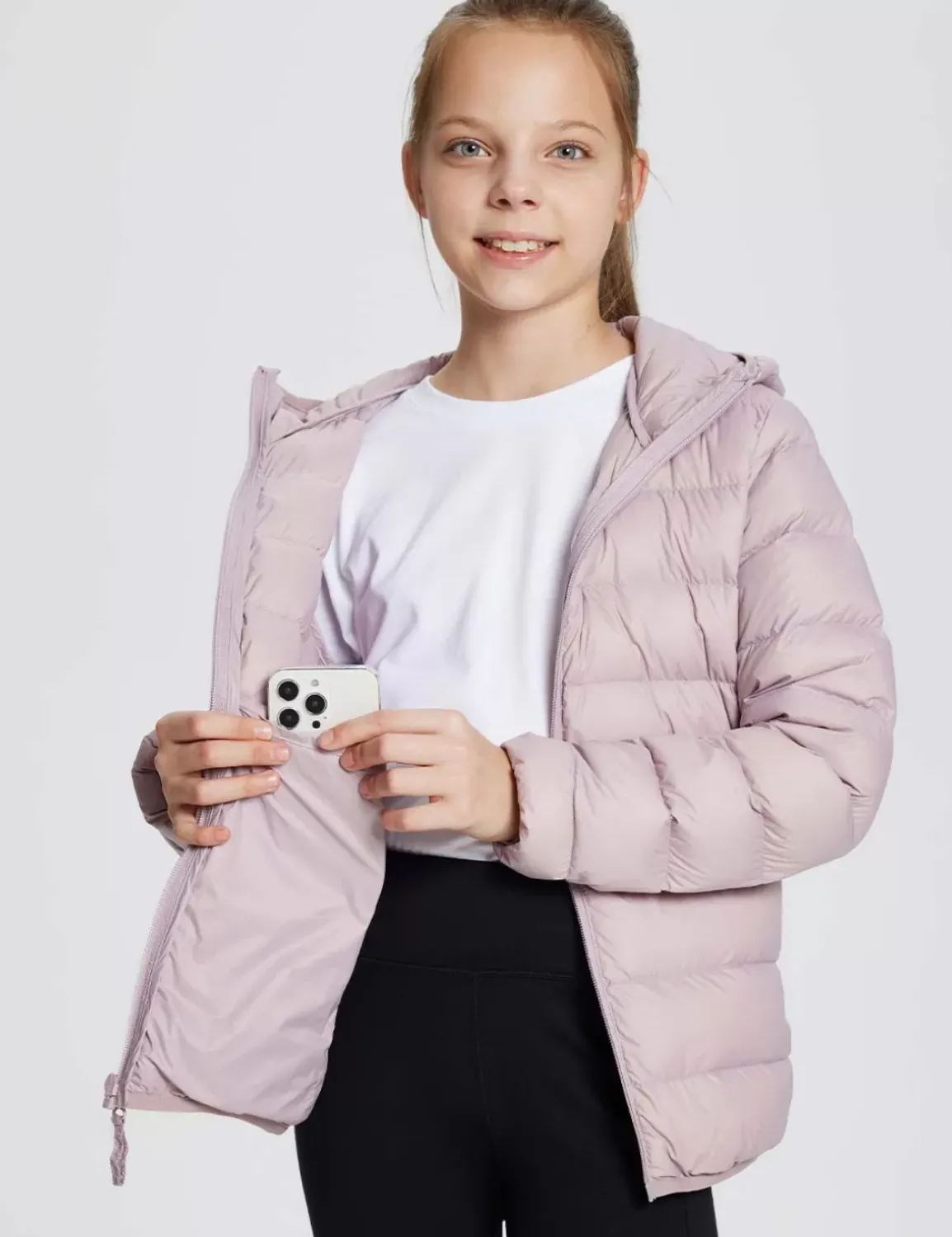 Baleaf Kid'S Hooded Puffer Jackets^Men Jerseys & Track Jackets