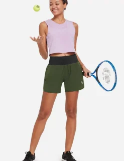 Baleaf Laureate Curved Hem 2-In-1 Shorts^Women Shorts & Underwear