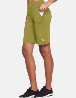 Baleaf Laureate High Rise Bermuda Shorts^Women Knee-Length