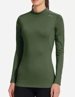 Baleaf Laureate Mock Neck Compressive Top^Women Long-Sleeved