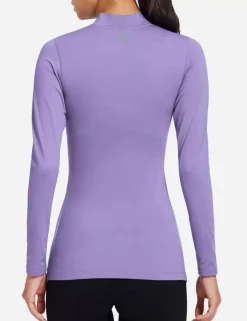 Baleaf Laureate Mock Neck Compressive Top^Women Long-Sleeved