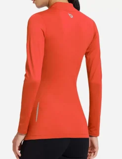 Baleaf Laureate Mock Neck Compressive Top^Women Long-Sleeved