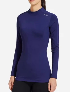 Baleaf Laureate Mock Neck Compressive Top^Women Fleece-Lined