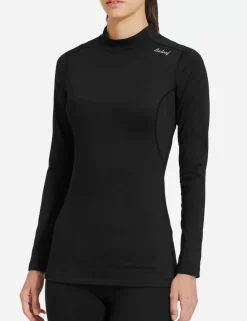 Baleaf Laureate Mock Neck Compressive Top^Women Fleece-Lined