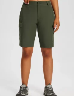 Baleaf Laureate Quick-Dry Cargo Shorts^Women Knee-Length