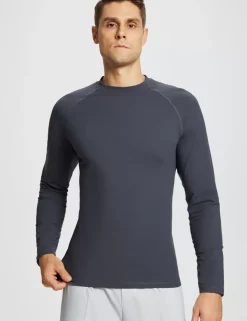 Baleaf Laureate Thermal Crew Neck T-Shirt^Men Fleece-Lined