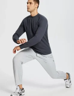 Baleaf Laureate Thermal Crew Neck T-Shirt^Men Fleece-Lined
