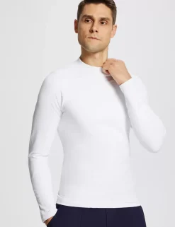 Baleaf Laureate Thermal Crew Neck T-Shirt^Men Fleece-Lined
