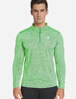 Baleaf Laureate Thermal Mock Neck Pullover^Men Long-Sleeved Shirts