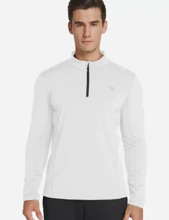 Baleaf Laureate Thermal Mock Neck Pullover^Men Long-Sleeved Shirts