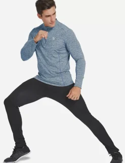 Baleaf Laureate Thermal Mock Neck Pullover^Men Fleece-Lined