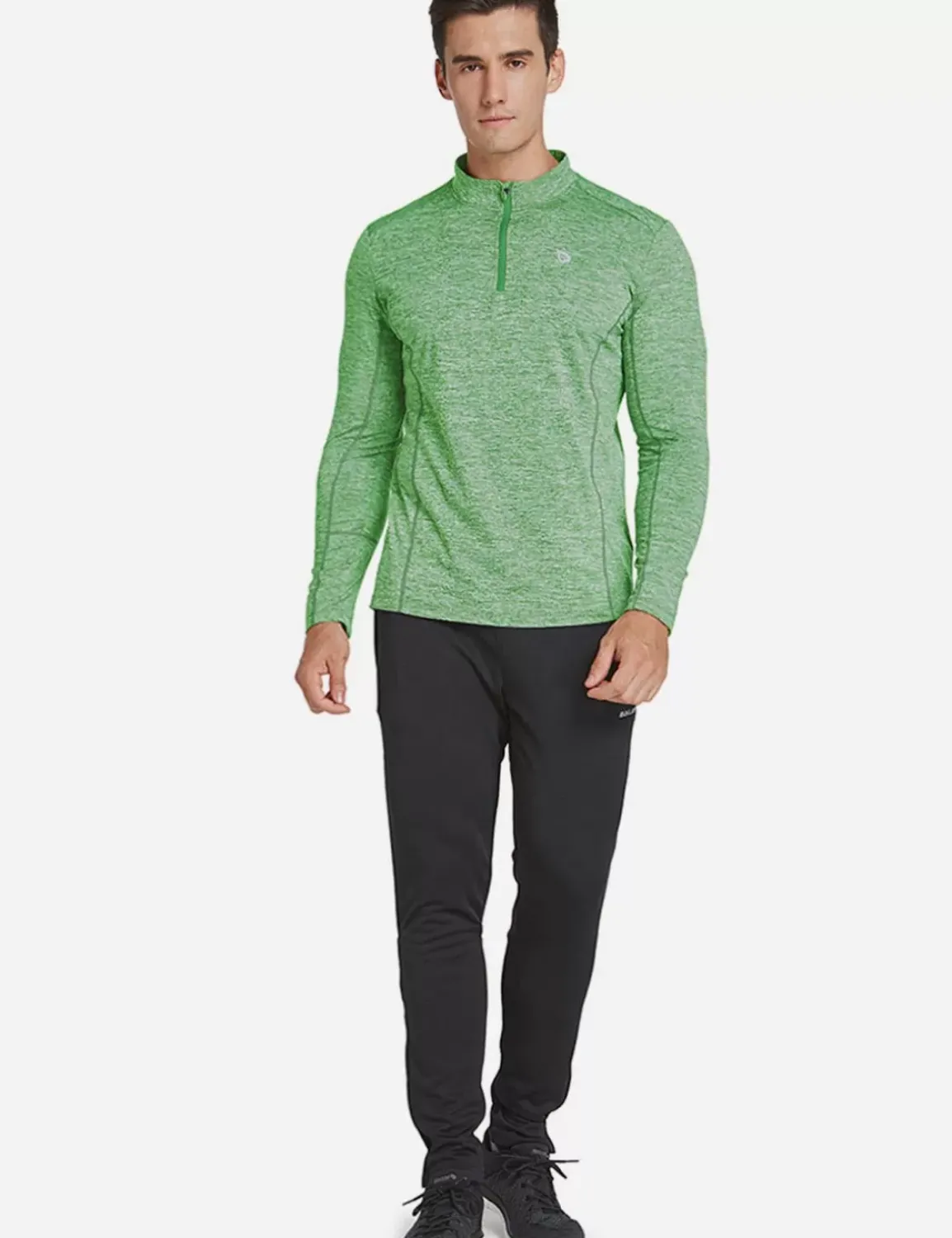 Baleaf Laureate Thermal Mock Neck Pullover^Men Fleece-Lined