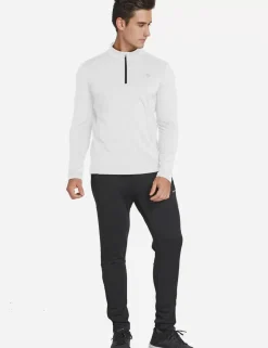 Baleaf Laureate Thermal Mock Neck Pullover^Men Fleece-Lined