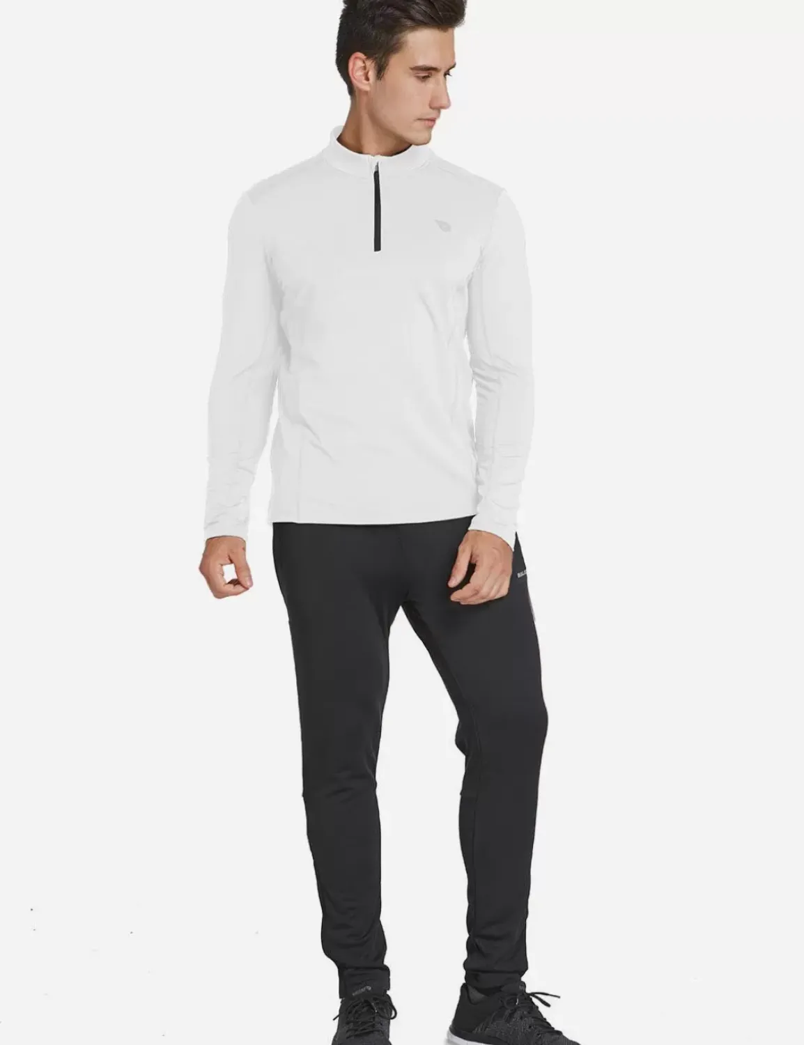 Baleaf Laureate Thermal Mock Neck Pullover^Men Fleece-Lined
