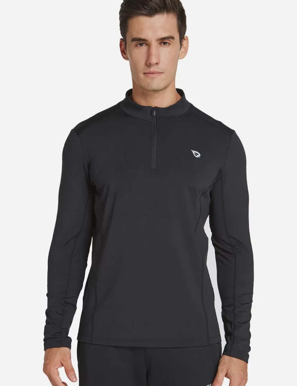 Baleaf Laureate Thermal Mock Neck Pullover^Men Fleece-Lined