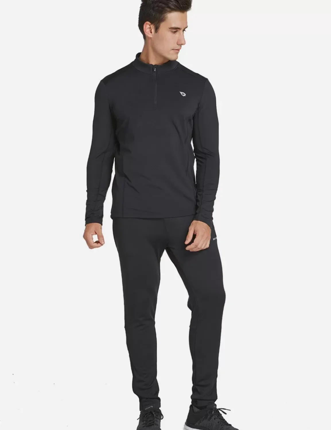 Baleaf Laureate Thermal Mock Neck Pullover^Men Fleece-Lined