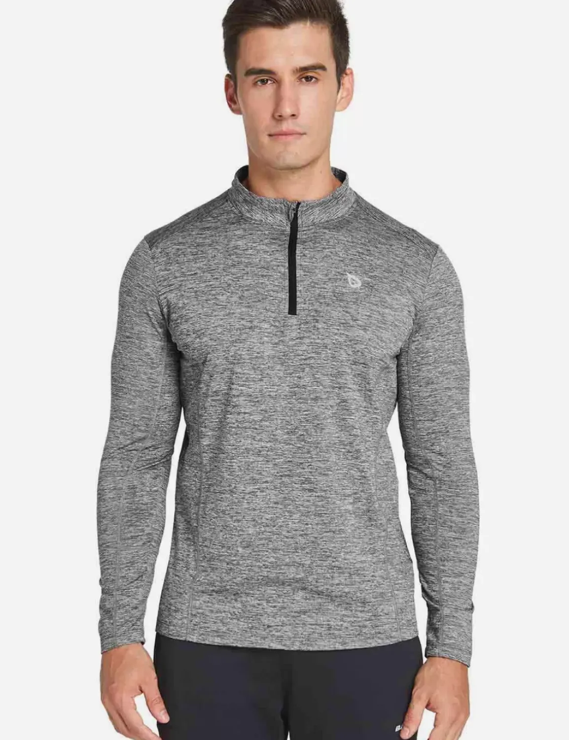 Baleaf Laureate Thermal Mock Neck Pullover^Men Fleece-Lined
