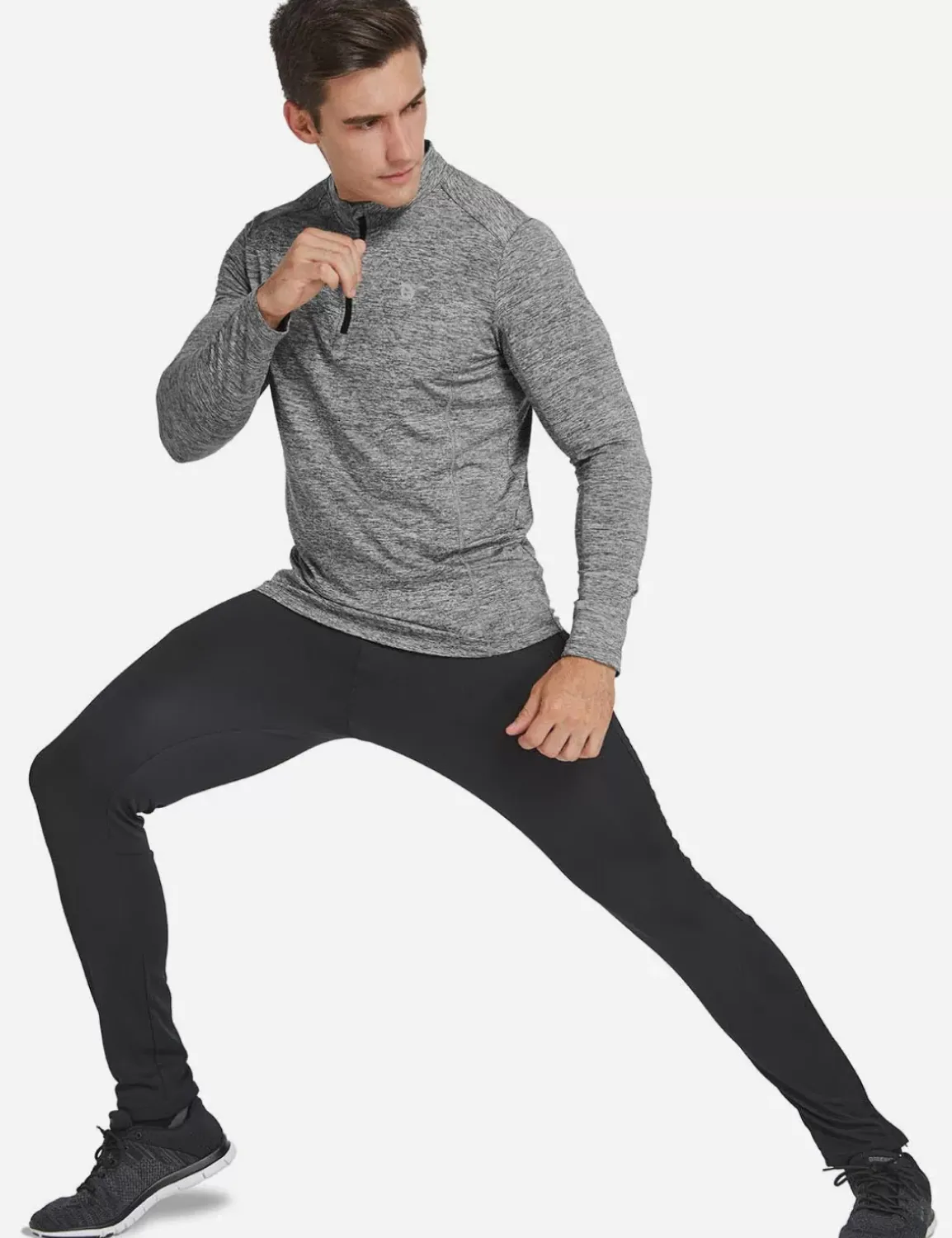 Baleaf Laureate Thermal Mock Neck Pullover^Men Fleece-Lined