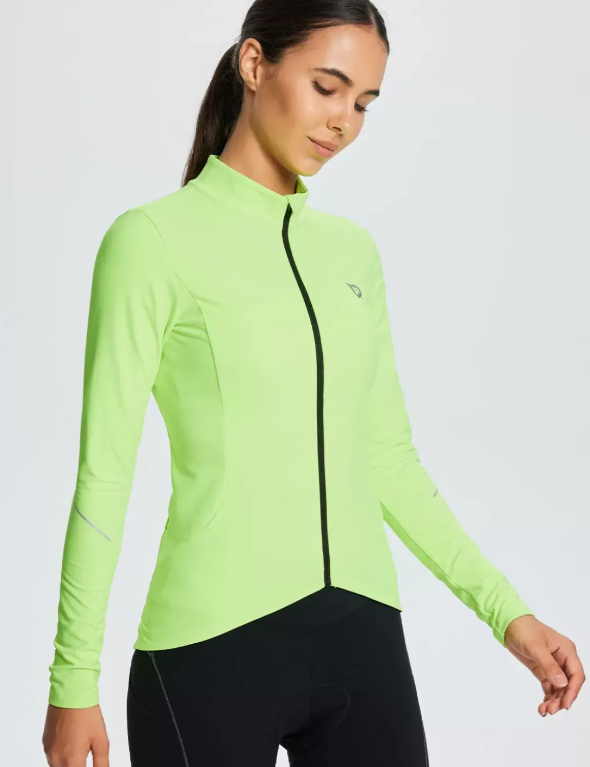 Baleaf Laureate Thermal Pocketed Cycling Jersey^Women Fleece-Lined