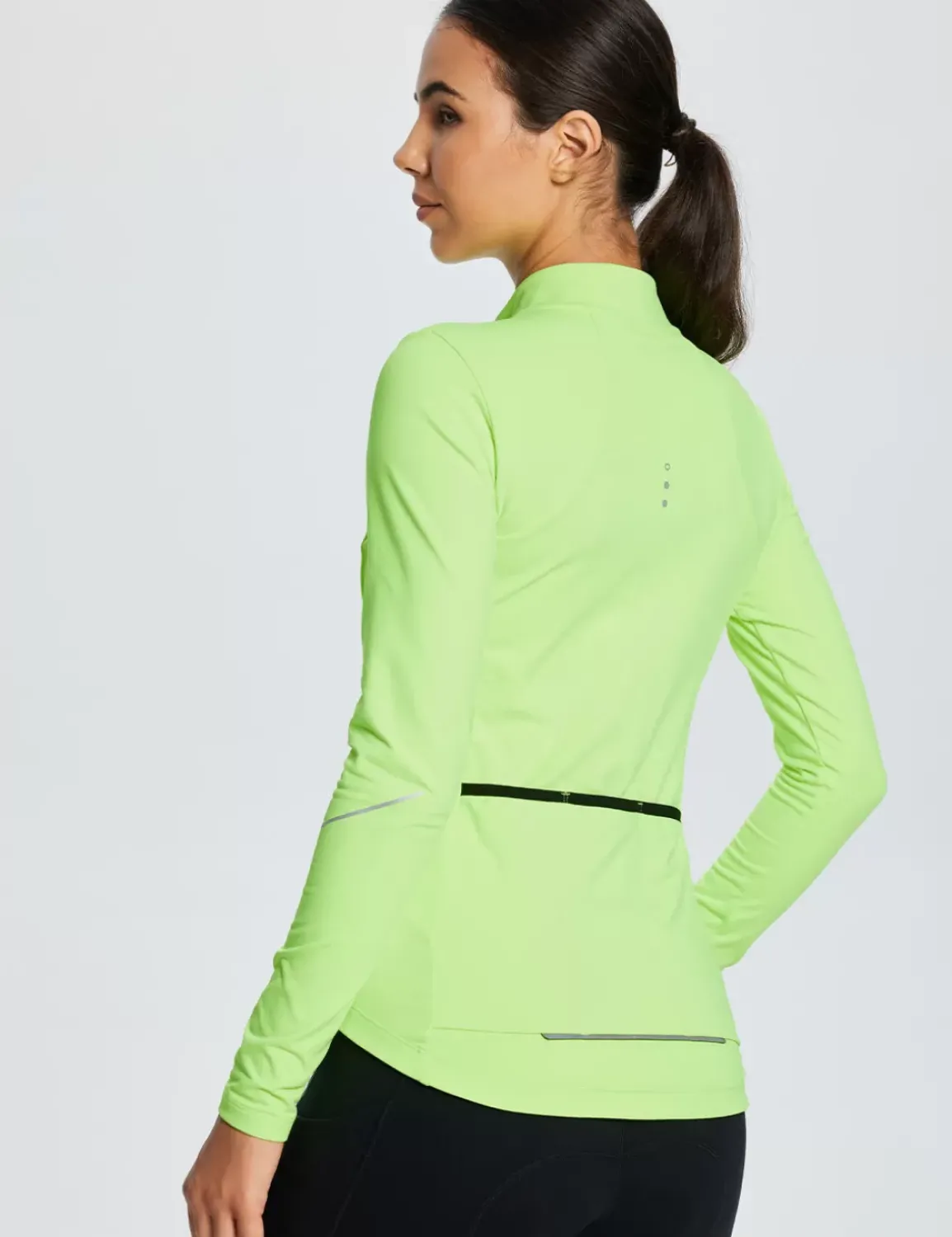 Baleaf Laureate Thermal Pocketed Cycling Jersey^Women Fleece-Lined