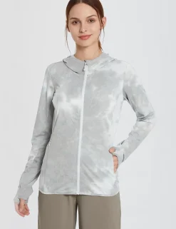 Baleaf Laureate Upf 50+ Tie Dye Sun Hoodie^Women Jerseys & Track Jackets