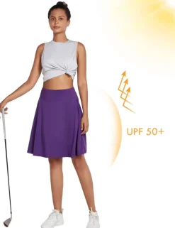 Baleaf Laureate Upf50+ Pleated Skort^Women Knee-Length