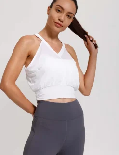 Baleaf Laureate V Neck Cropped Tank Top^Women Short-Sleeved & Tank Tops