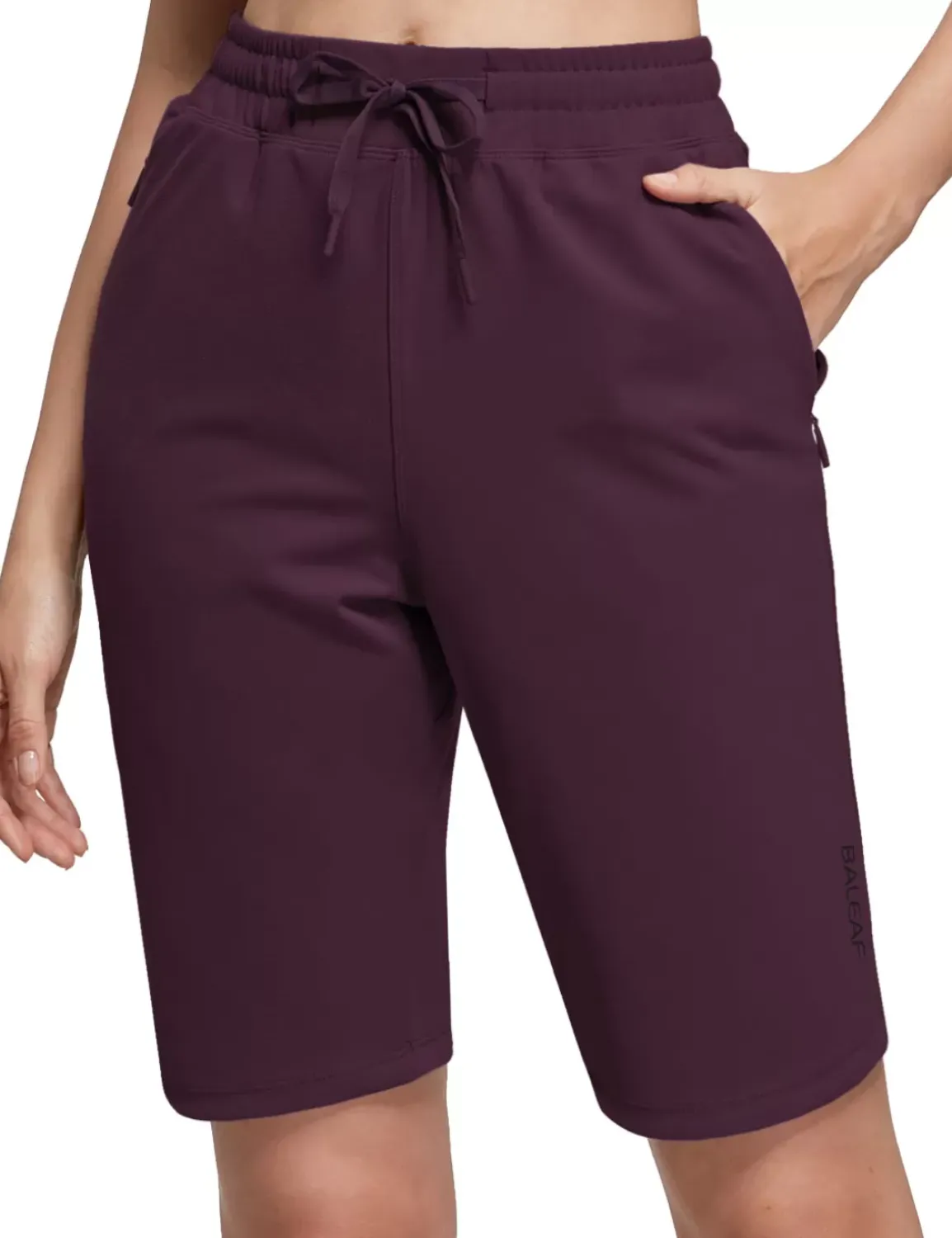 Baleaf Laureate Zipper Pocket Bermuda Shorts^Women Shorts & Underwear