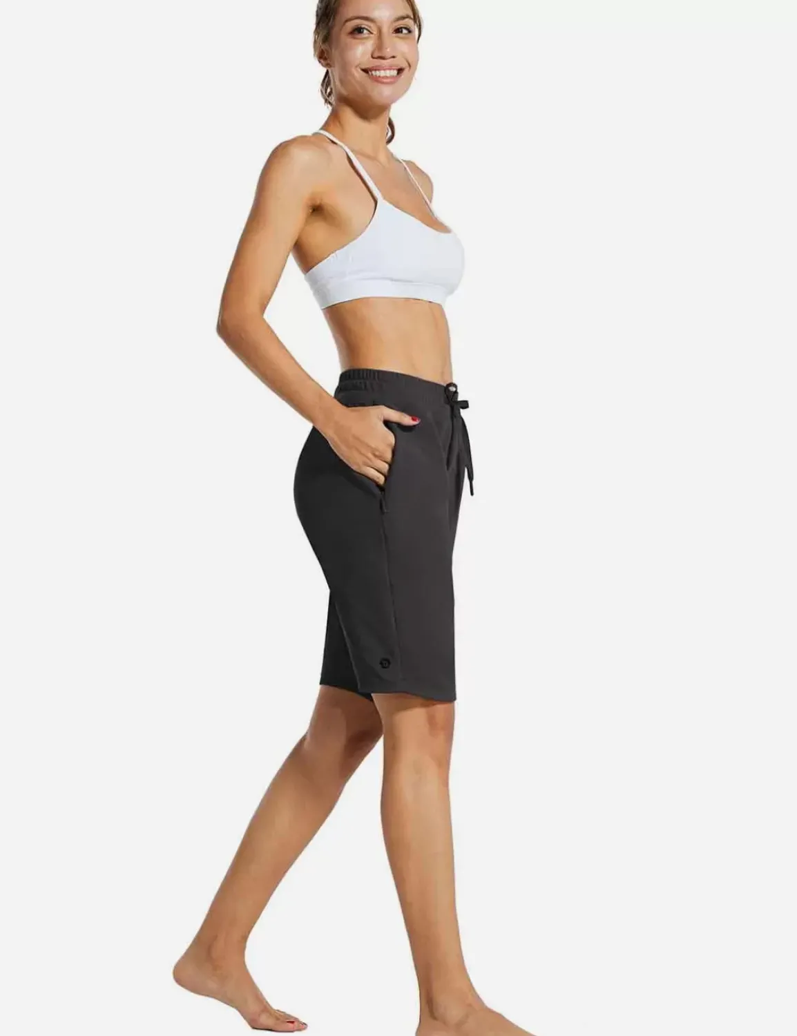 Baleaf Laureate Zipper Pocket Bermuda Shorts^Women Shorts & Underwear